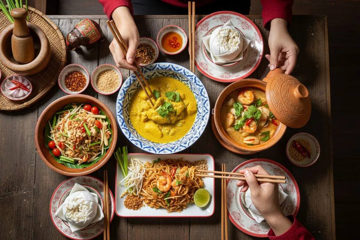 Thai menu highlights