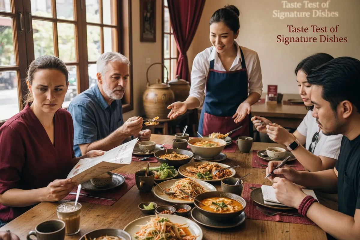 taste test thai food