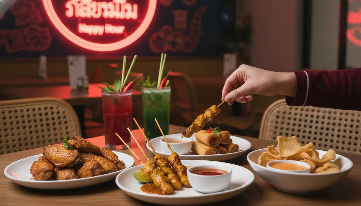 thai appetizers cocktails