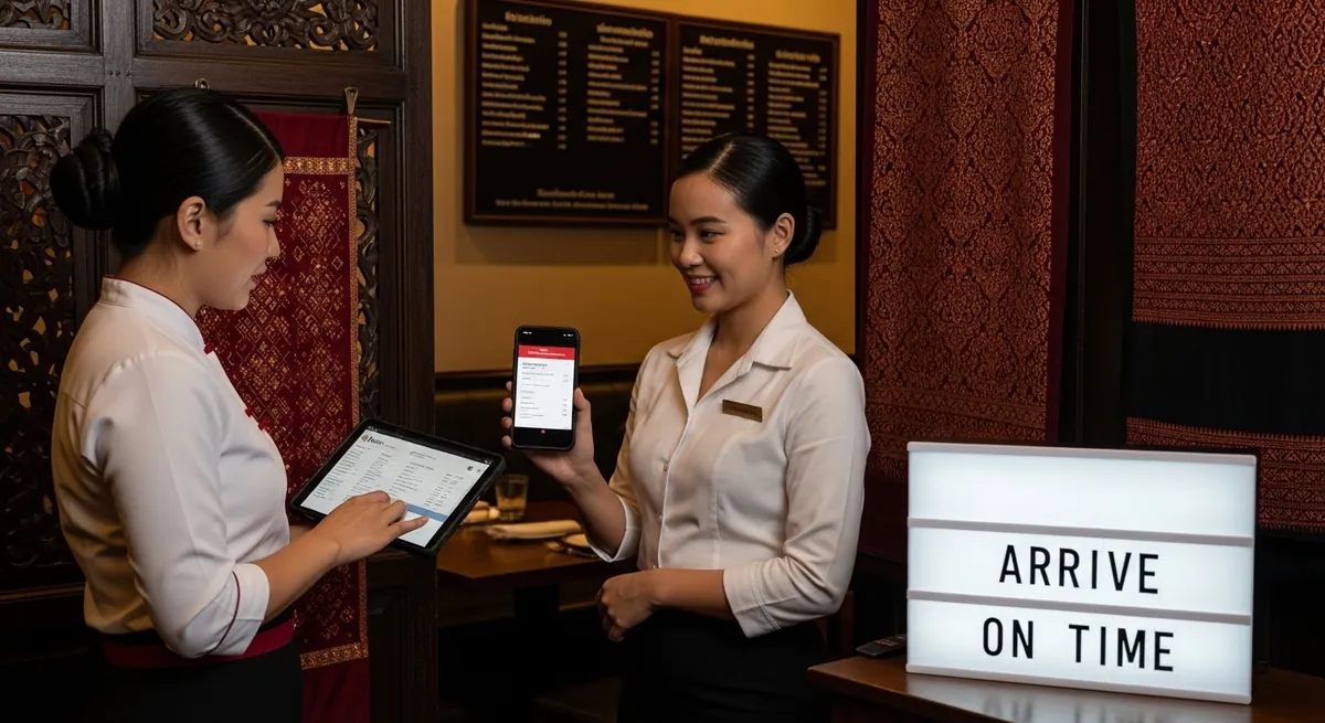 thai restaurant arrival process