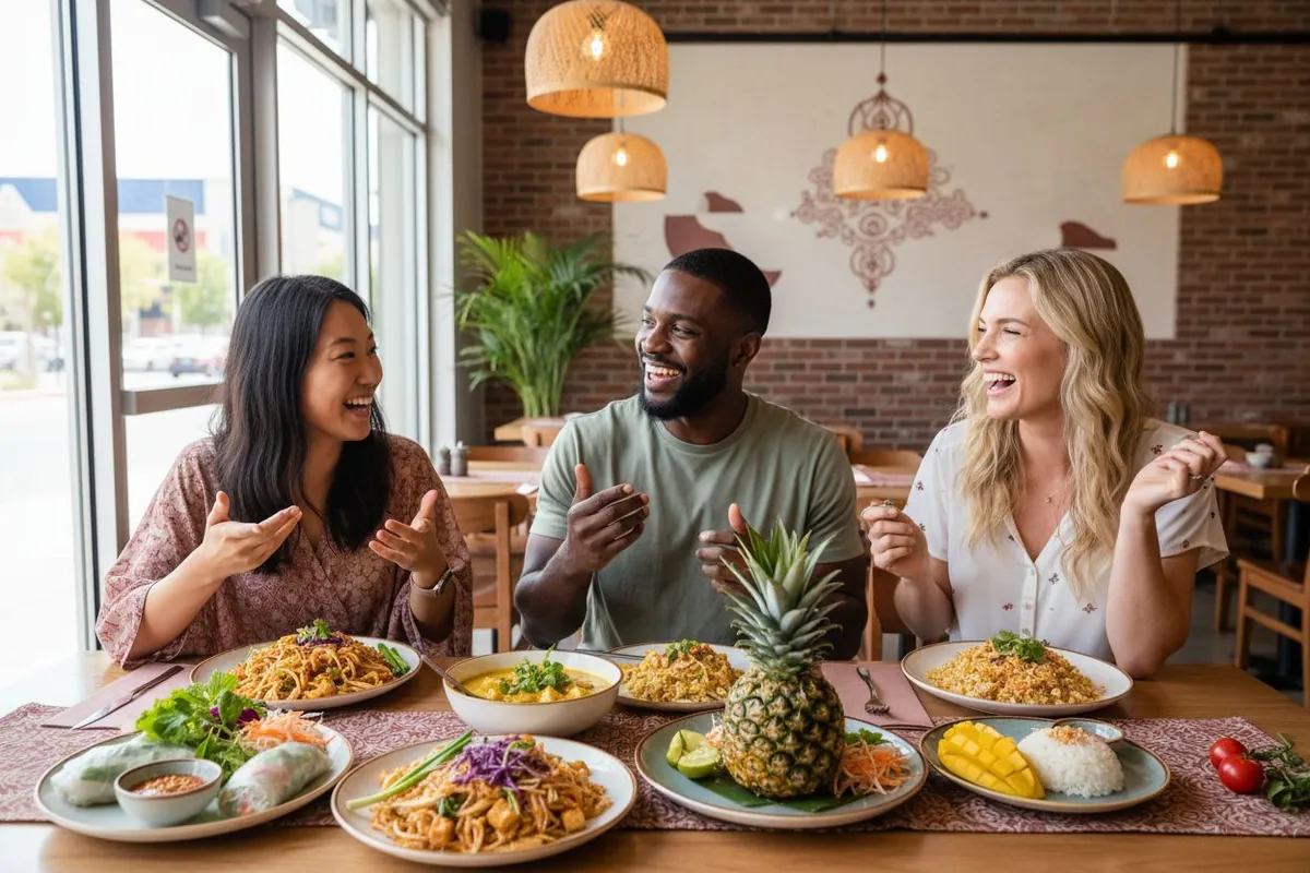 Thai vegan dining