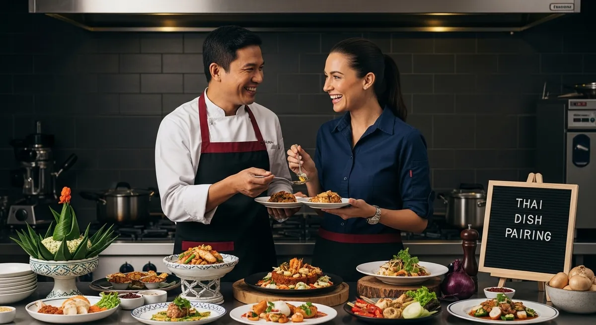 thai dish pairing event