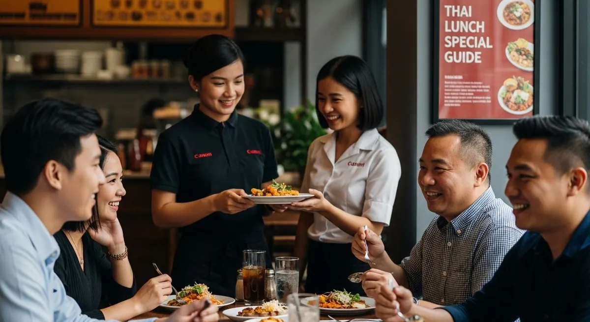 Thai lunch special guide restaurant