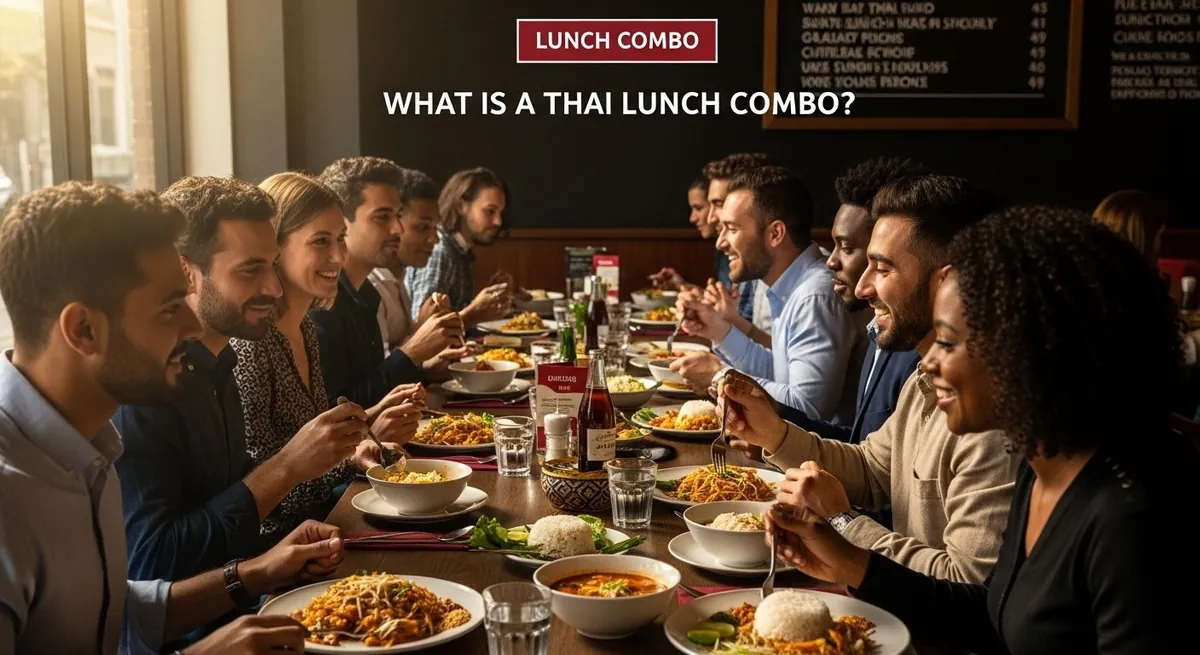 Thai lunch combo dining