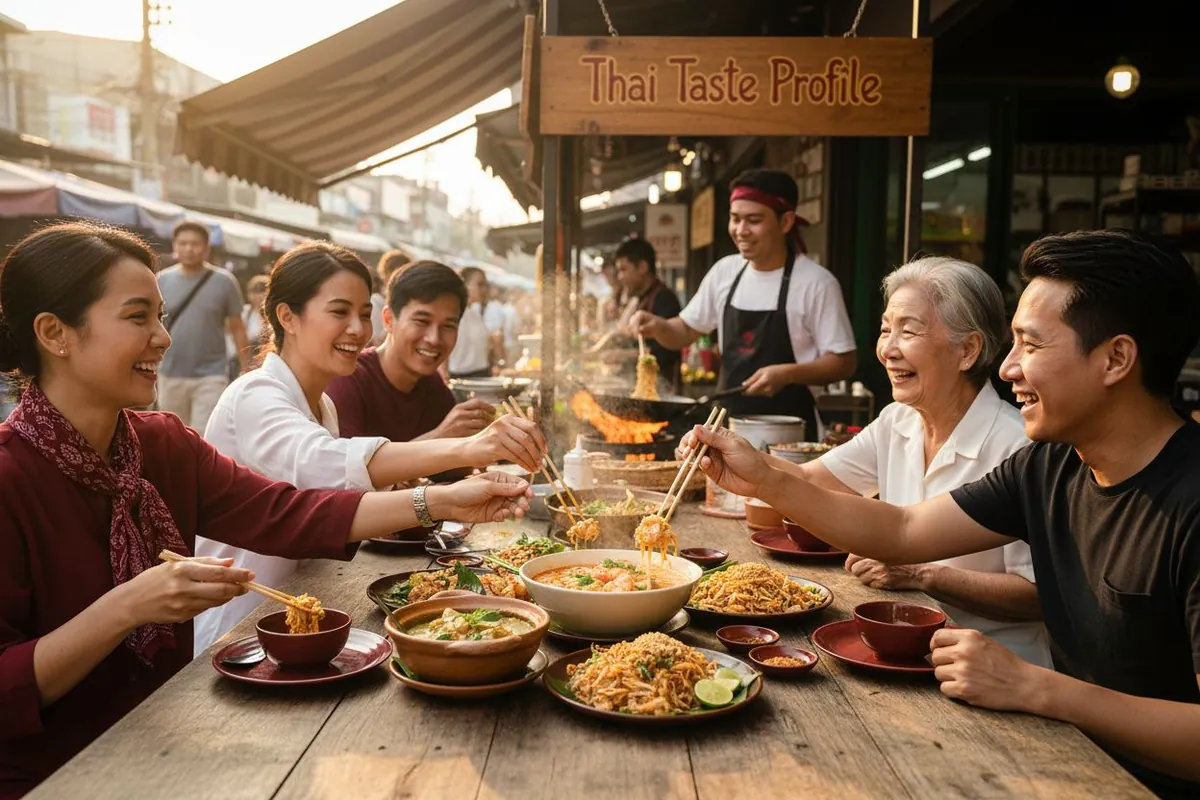 Thai cuisine taste profile