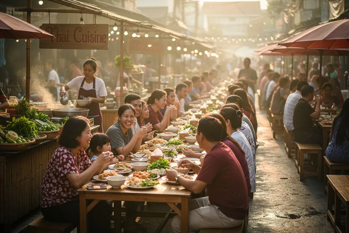 Thai cuisine street culture