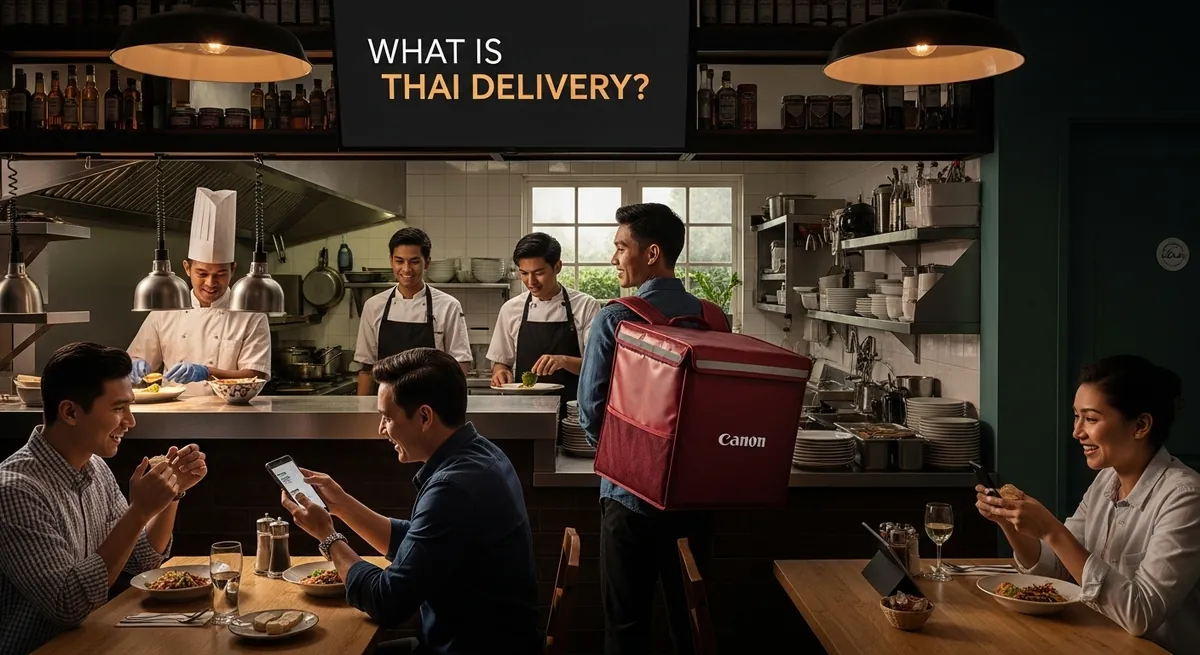 Thai delivery service restaurant