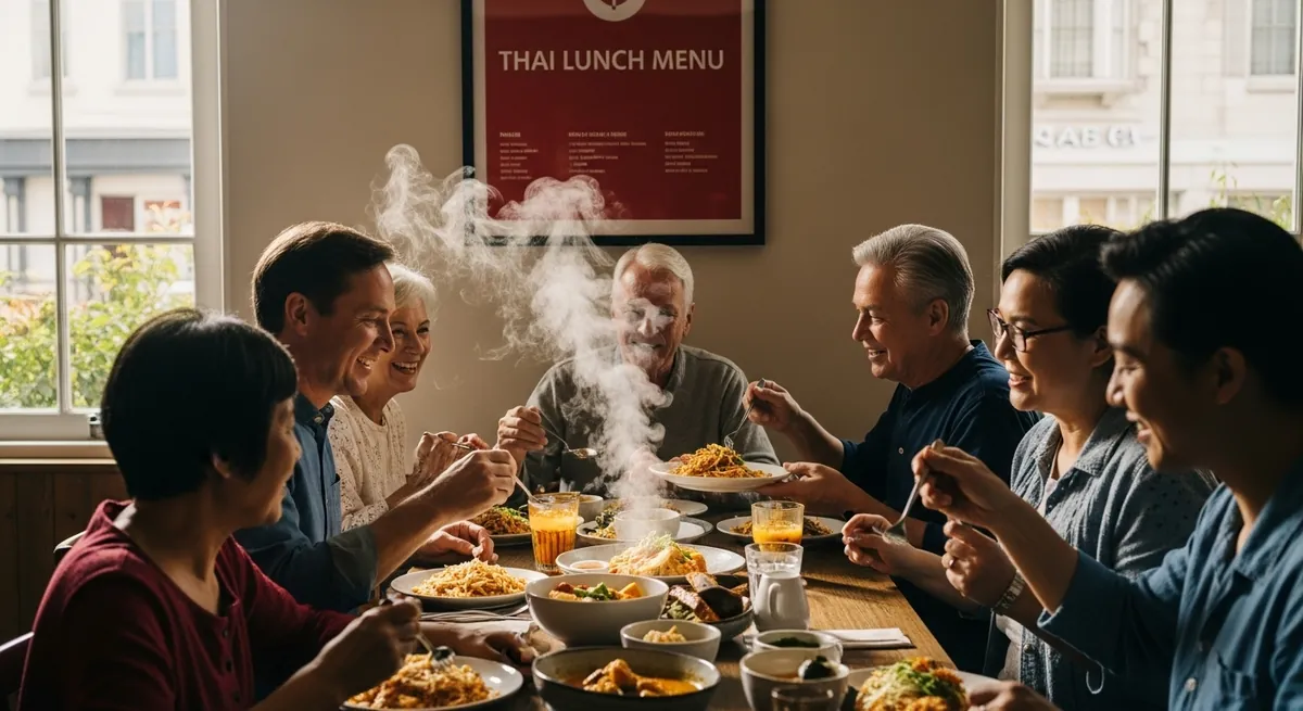 Thai lunch family restaurant