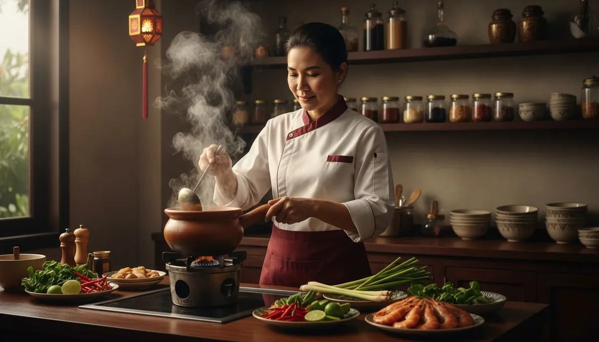 tom yum soup chef