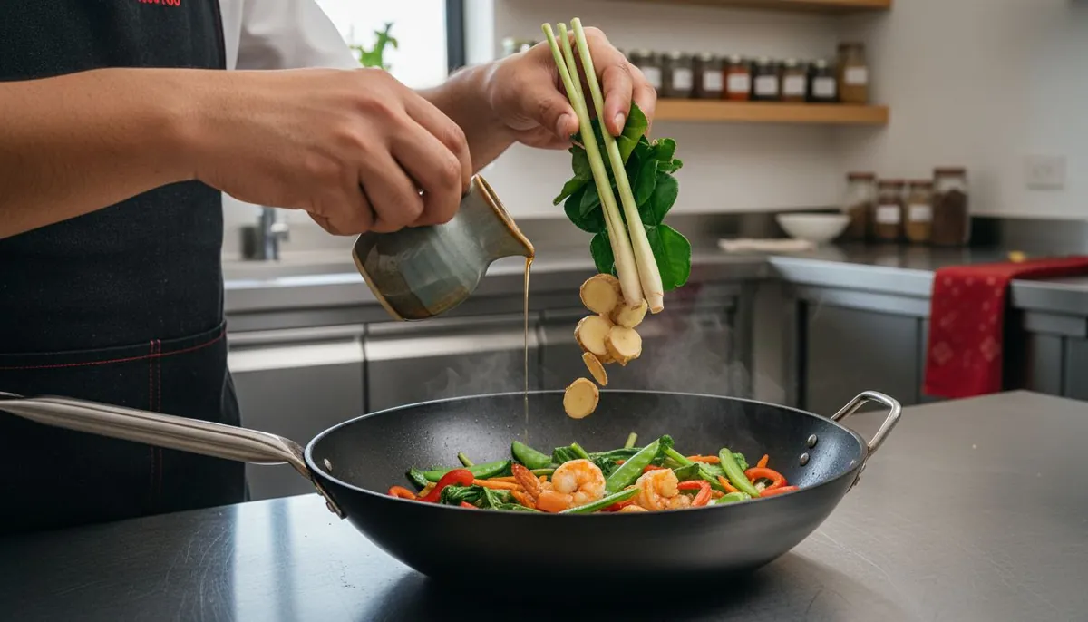Thai cooking ingredients
